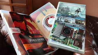The Raspberry Pi 5 with some PSP UMDs