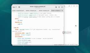 The Docker Compose file for RomM