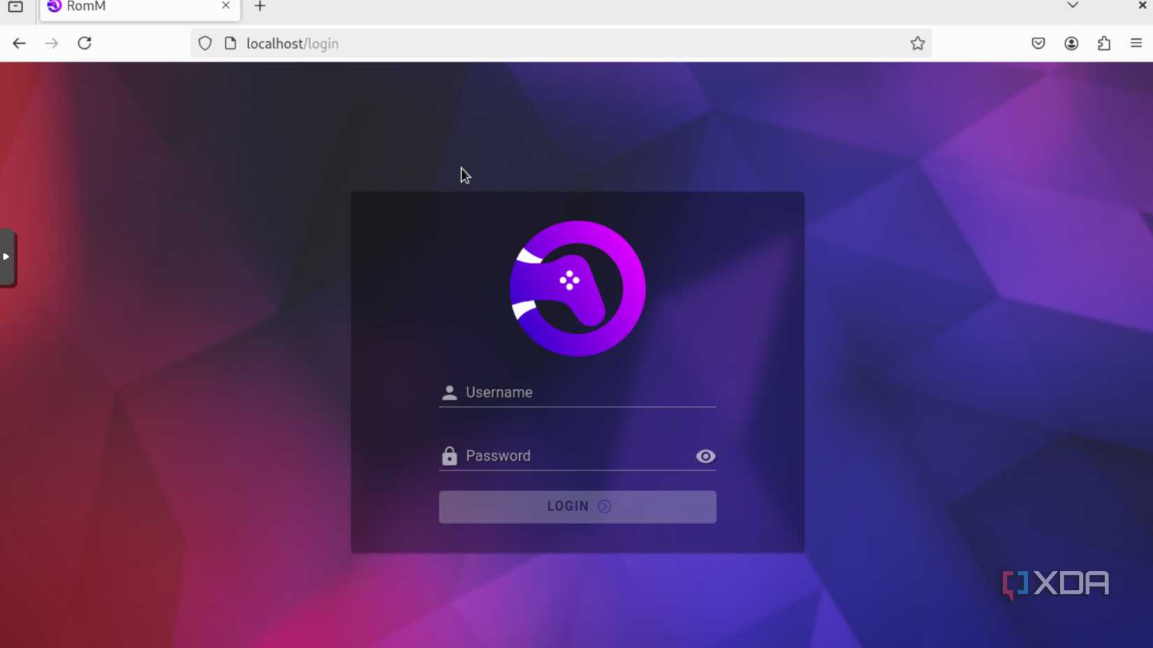 Running RomM inside a Debian VM