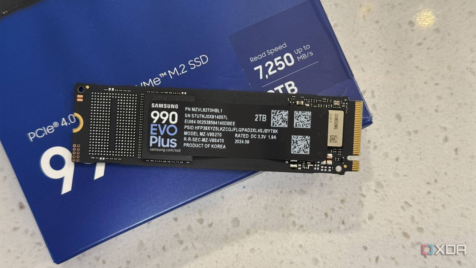 samsung 990 evo plus ssd on box