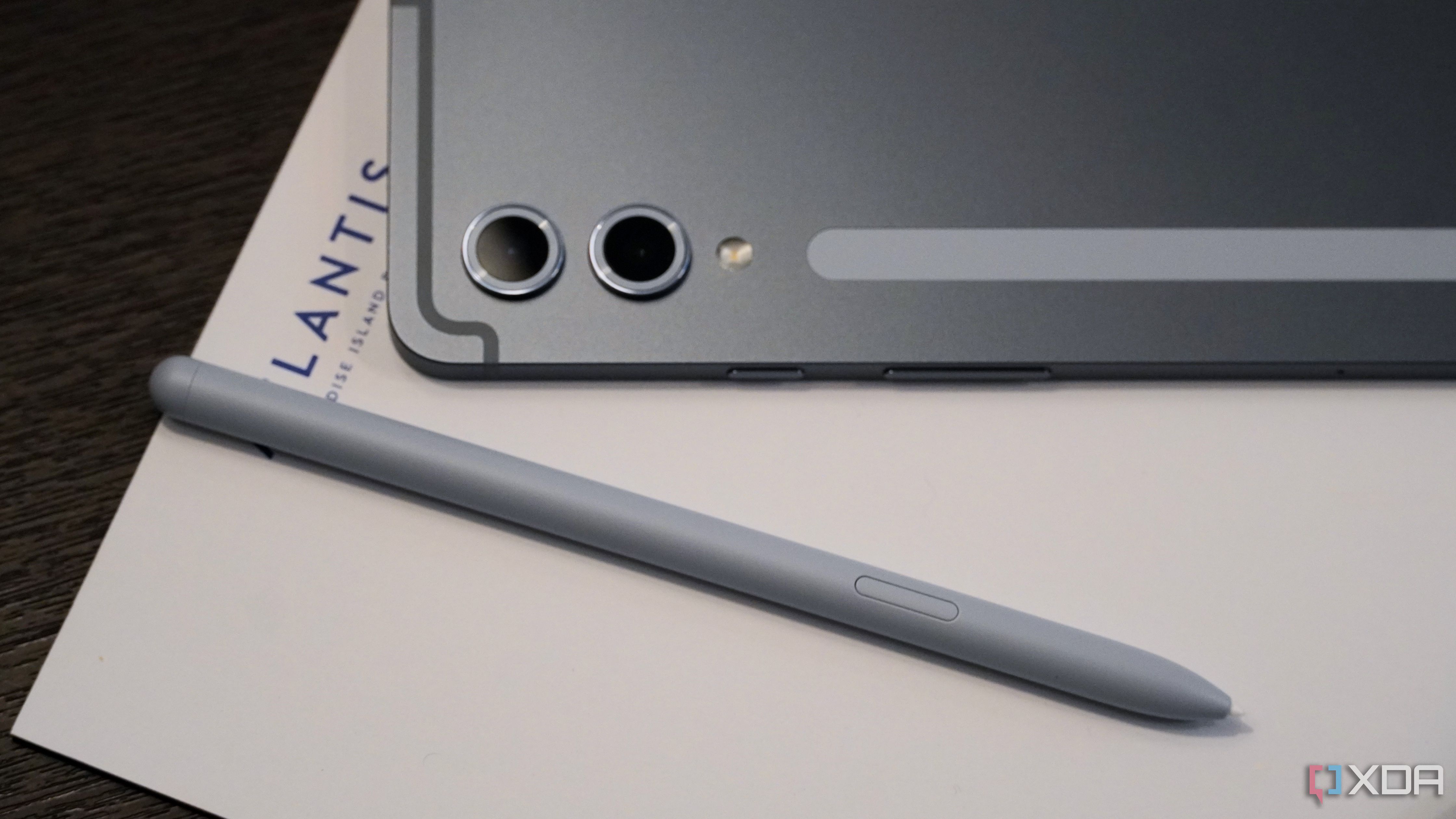 The cameras on the Galaxy Tab S10+. 