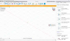 The Fusion360 3D modelling software