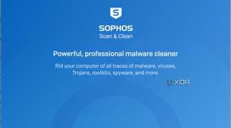 Sophos Scan and Clean interface
