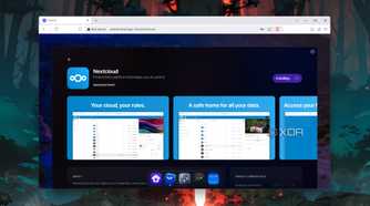 Downloading Nextcloud from the UmbrelOS app store