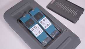 Installing SSDs inside the UnifyDrive UT2