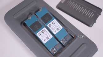 Installing SSDs inside the UnifyDrive UT2