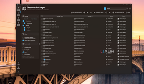 Screenshot of UniGetUI showing search results for Adobe