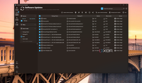 Screenshot of UniGetUI showing a list of available updates for installed apps