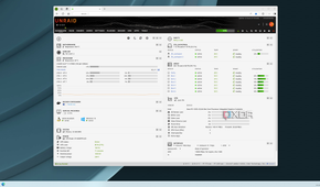 Unraid dashboard user interface Windows 11