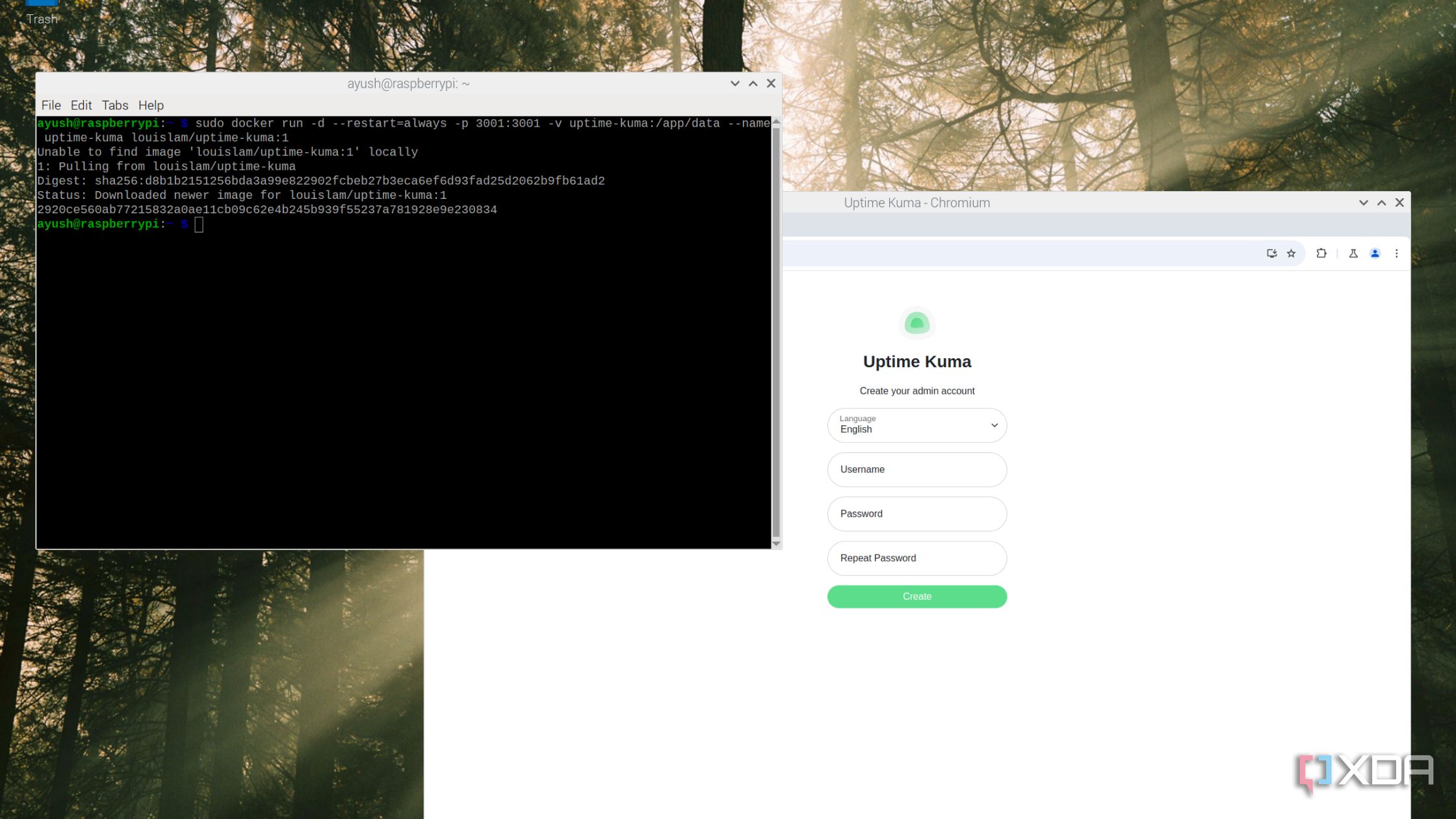 Running Uptime Kuma on a Raspberry Pi