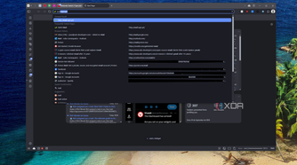 Screenshot of Vivaldi showing a suggestion in the address bar