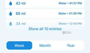 WaterH app activity