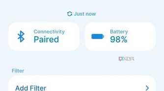 WaterH app settings