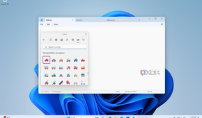 Using Car Emojis in Windows Notepad