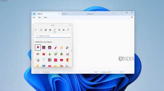 Using Object Emojis in Windows Notepad