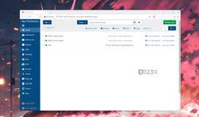 The XCP-ng dashboard