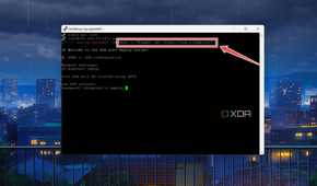 The command to install an XOA VM