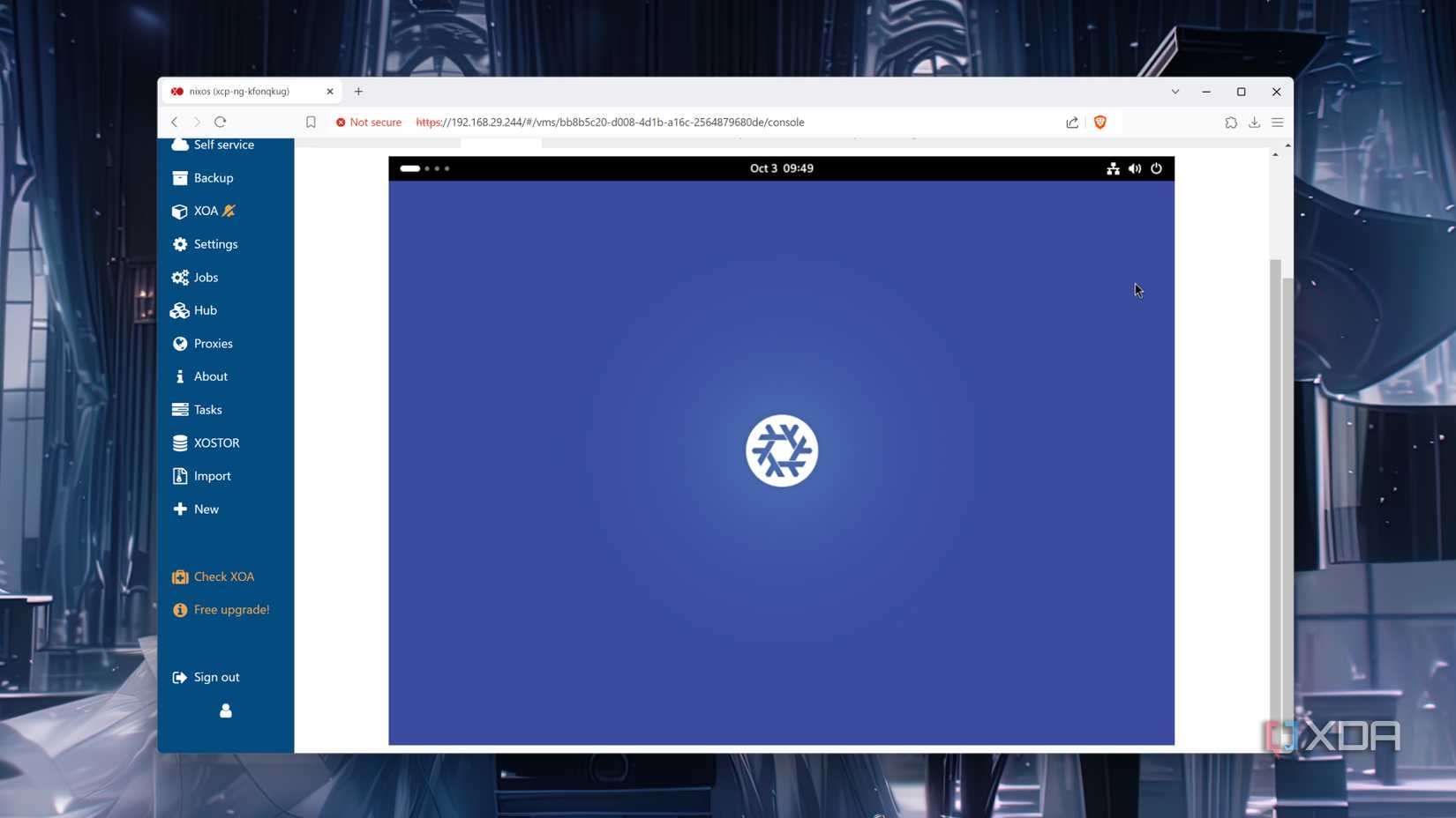 Running a NixOS VM in XCP-ng 