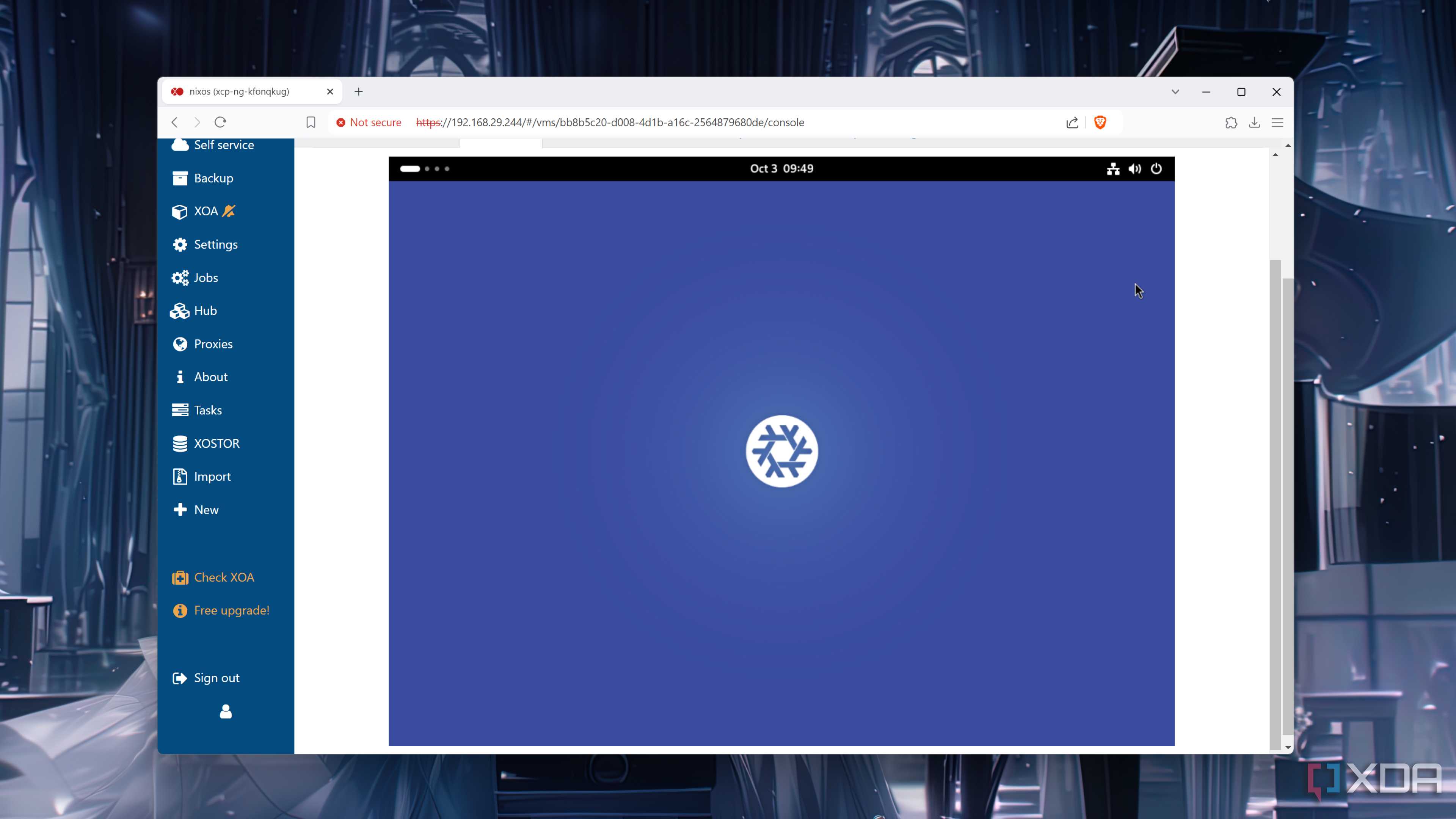 Running a NixOS VM in XCP-ng