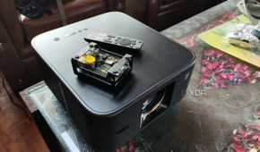 The Yaber K3 projector with the Radxa X4 SBC