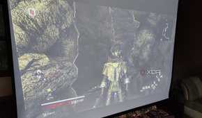 Running Code Vein on a Yaber K3 projector