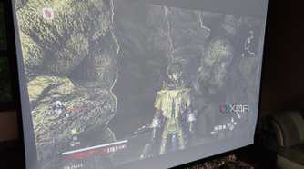 Running Code Vein on a Yaber K3 projector