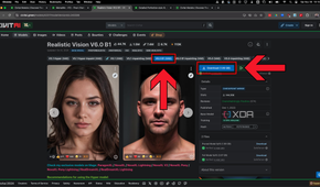 Download the Realistic Vision v6.0 B1 checkpoint on Civitai