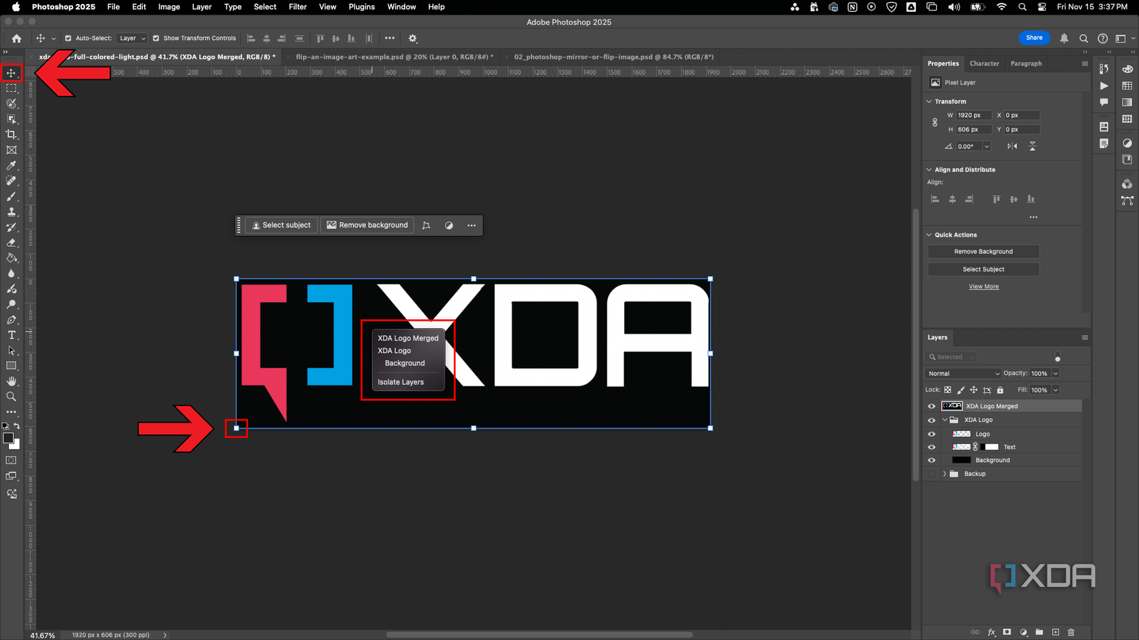 How to mirror an image in Photoshop