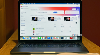Adobe Acrobat homepage on a MacBook