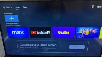 AndroidTV customize home screen