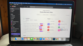 Asana content management system personal homepage