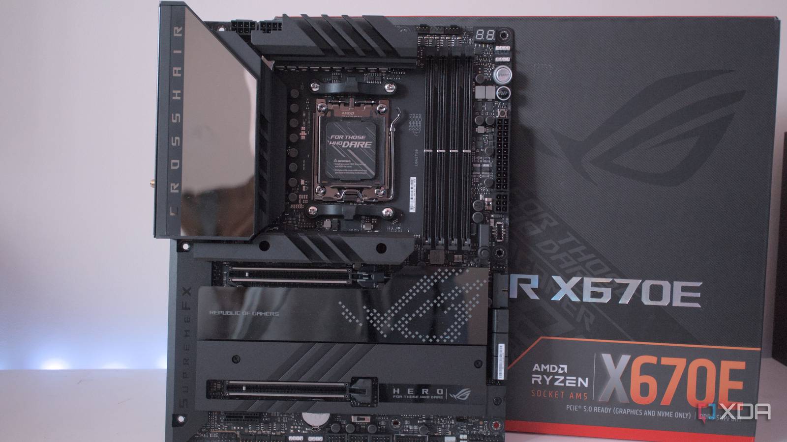 The ASUS ROG Crosshair X670E Hero is great but you shouldn't buy it