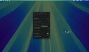 Screenshot of the layout editor in BentoBox with the settings window open in the background