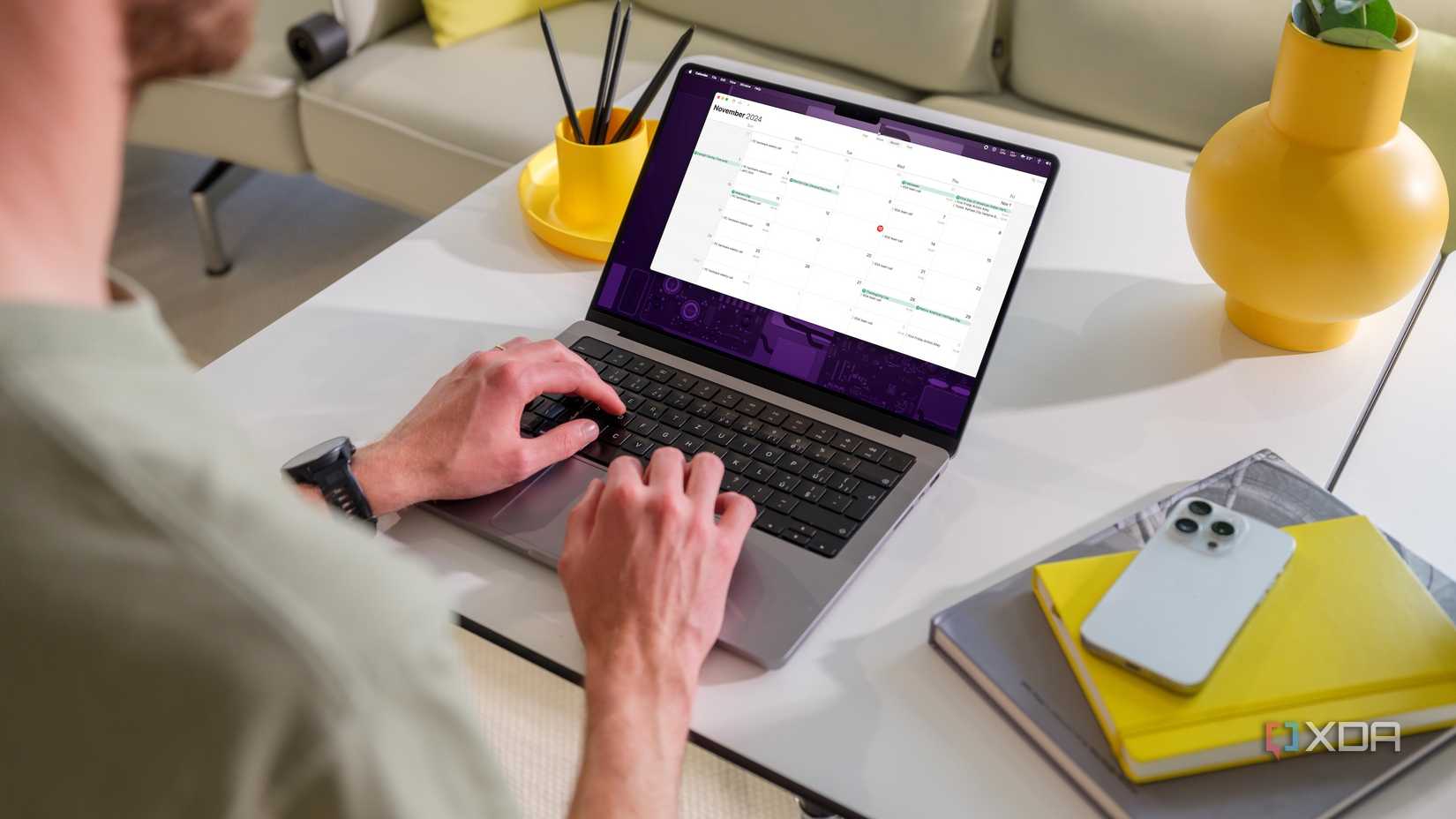 calendar on macbook