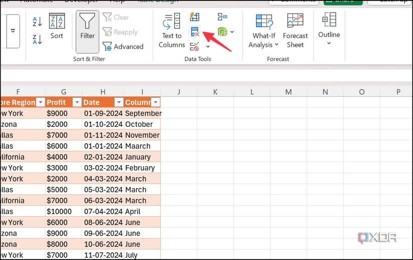remove duplicates in Excel