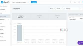 Clockify Dashboard