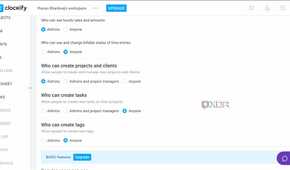 Clockify Extension Settings