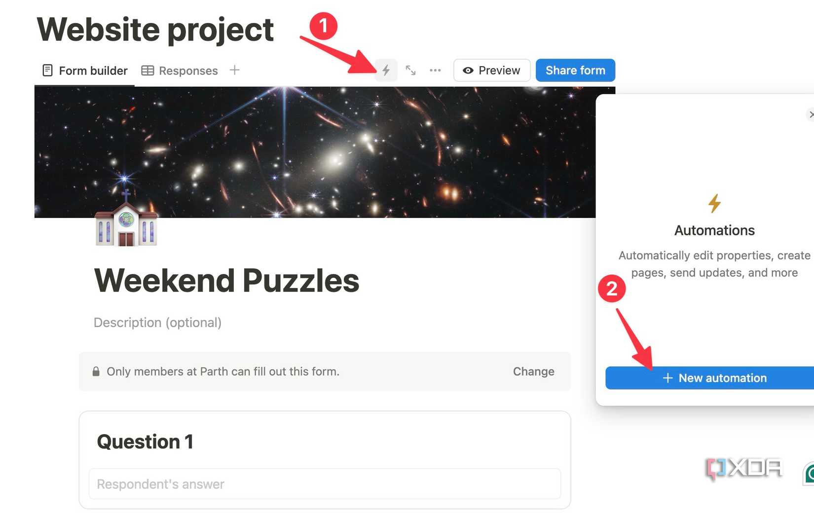 I started using Notion forms to build engaging surveys, polls and ...