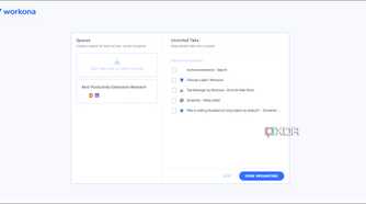 Creating space in Workona