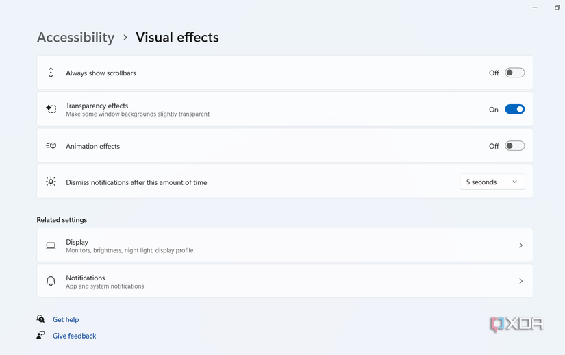 Display Animation Setting Here's how you can disable animations on Windows for a speed boost