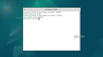 Running the usermod command in Debian