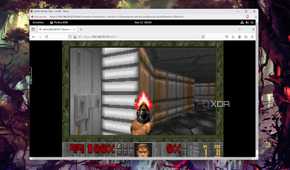 Running Doom inside a Docker container