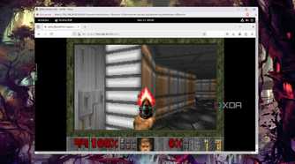 Running Doom inside a Docker container