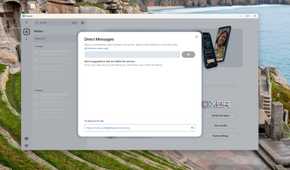 image of the element direct message tab
