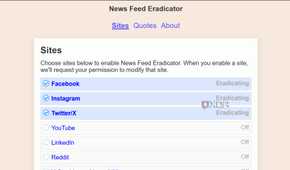 Enable News Feed Eradicate
