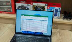 A Windows 11 laptop running Microsoft Excel