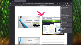 Screenshot of PDF viewing options in Firefox