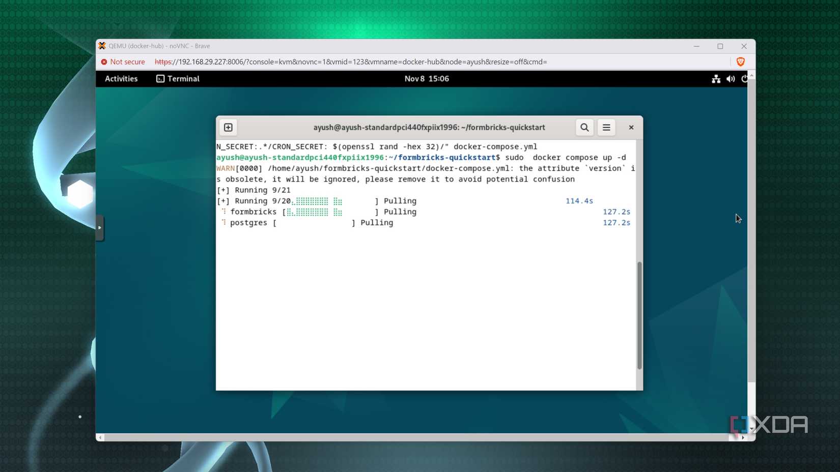 Setting up Formbricks on a PC