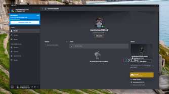 image showing the guilded my profile tab