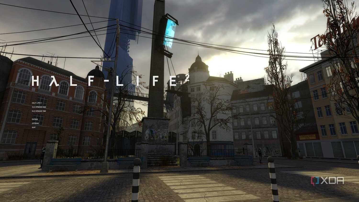 screenshot of half-life 2 starting screen